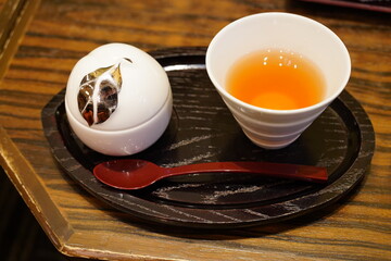 日本茶とお菓子