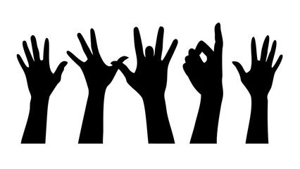 Collection of Vintage Key Silhouettes antique metal