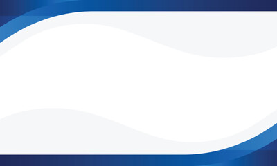 abstract modern blue curve with copy space template for professional business presentation template background