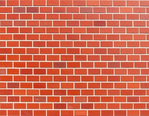 Fototapeta premium Classic brick wall texture with clean grout lines for vintage architecture