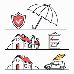 Shield umbrella family house car policy insurance protection