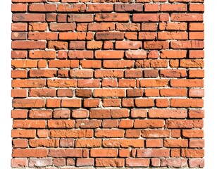 Obraz premium Classic red brick wall texture with warm tones, suitable for backgrounds