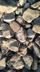 Rough Gray Rocks Pile Texture
