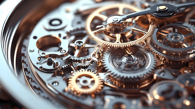 Clockwork mechanism detail