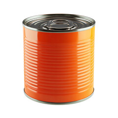 Vibrant Canned Food: A bright and captivating image of a cylindrical can, perfect for representing the essence of packaged goods.