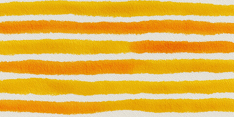 Horizontal yellow and orange stripes creating vibrant watercolor pattern