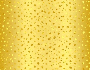 Elegant golden background with scattered leaf shapes, creating a luxurious feel and design