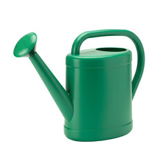 Emerald Green Watering Can with Perforated Rose Spout for Garden Hydration.