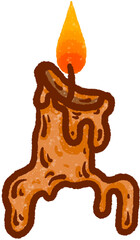 glowing-candle-in-dark-room