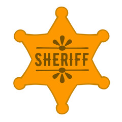 sheriff star badge