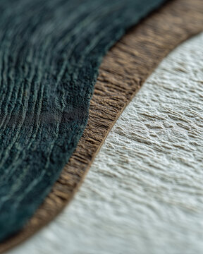 Detalle de texturas: lino, madera, cer&aacute;mica mate