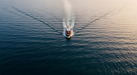 windsurfer in the sea