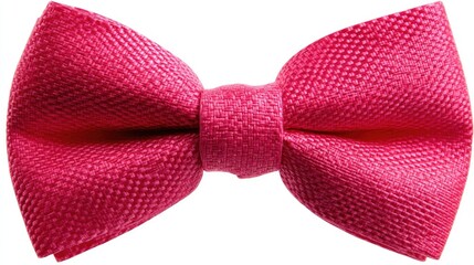 Vivid pink bow tie