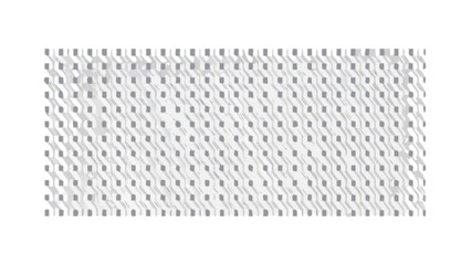 Repeating zigzag pattern with gray square accents creating an abstract visual texture effect design