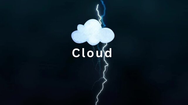 Thunder and cloud lightning 