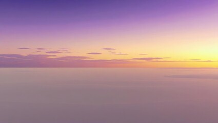 Obraz premium Aerial View Of Clouds At Sunset With Purple Sky image
