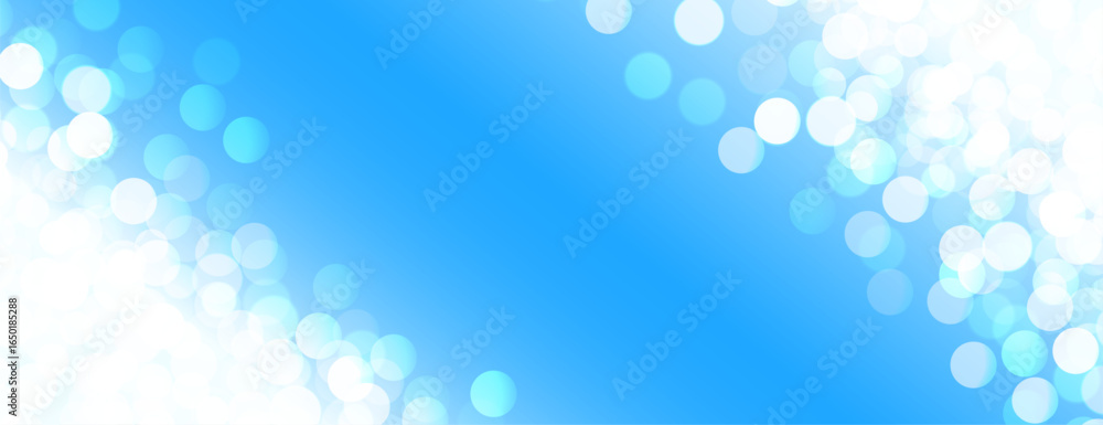 Wall mural bokeh style blurred abstract backdrop with shiny light effect