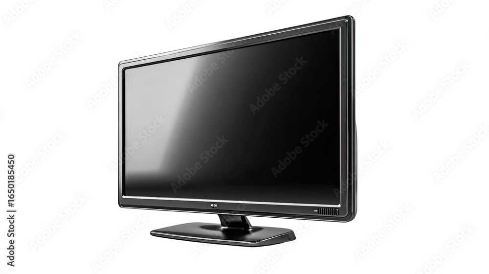 Poster modern screen display: the sharp display screen is captured from an elevated angle and showcases its