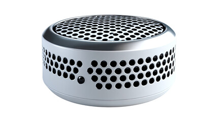 Modern air purifier: A sleek, minimalist air purifier sits, its mesh top and clean design promising fresh, purified air for a healthier living space.