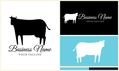Cow Logo Design Variations. (46)