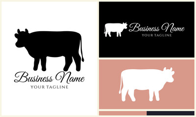 Obraz premium Cow Logo Designs. (1)