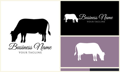 Cow Logo Design Variations. (30)