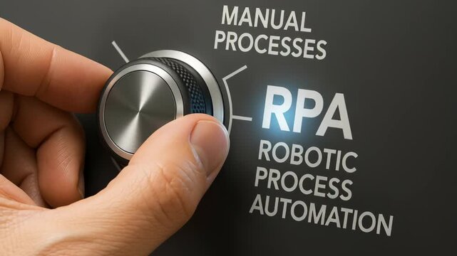 Automatic system task control for robotic process automation transforms manual task into efficient process using ai technology