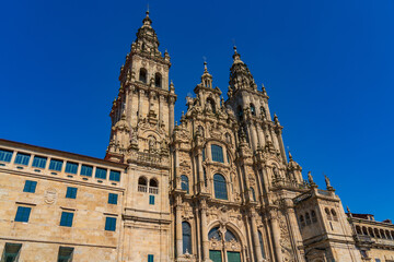 Santiago de Compostela Cathedral Basilica in Galicia, Spain