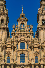 Fototapeta premium Santiago de Compostela Cathedral Basilica in Galicia, Spain