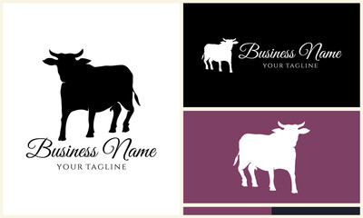 Obraz premium Cow Logo Design Variations. (19)