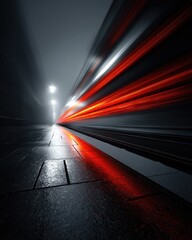 Streaking Lights Abstract Motion