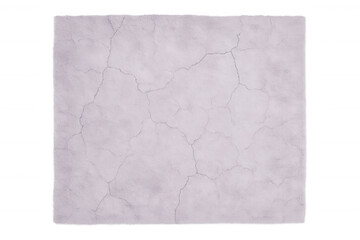 Fototapeta premium Close-up of cracked light purple surface, isolated on transparent background, ideal for texture overlays or design elements