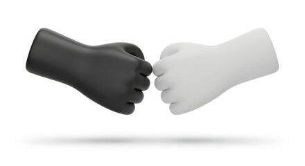 Symbolizing Unity and Friendship with a Fist Bump