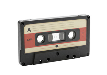 Fototapeta premium Audio cassette tape design media sound recording