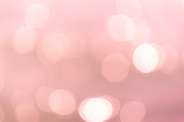 ピンク色の背景の玉ボケ