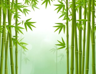 Tranquil bamboo grove backdrop offering serenity and inviting natural beauty for designers