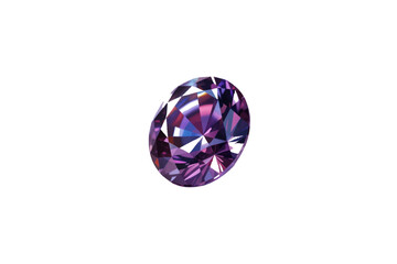 Fototapeta premium Radiant Purple Gemstone A Dazzling Display of Brilliance