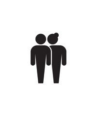 couple icon, vector best flat icon.