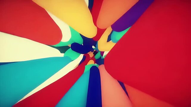 abstract colorful background with rainbow