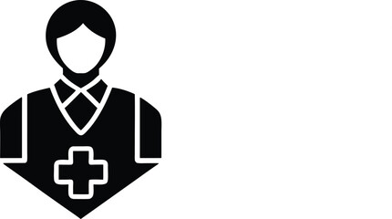 volunteer assistance vector icon.