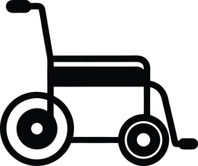 Mobility aid vector icon.