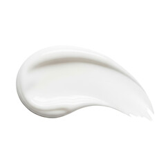 Smooth white cream smear with a rich, luxurious texture, perfect for beauty, skincare, and medical product advertising or conceptual designs.