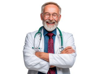 portrait of a male doctor with stethoscope