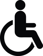 Specialized accessibility vector icon.