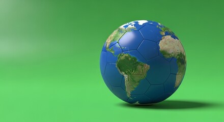 Earth as a Soccer Ball