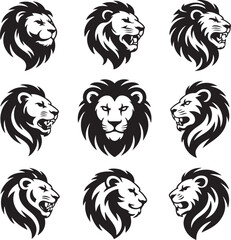 Lion Head Silhouette Vector Bundle – Wild Animal Design

Royal Lion Head Vector Collection for Logo and Tattoo

Lion Head Bundle – King of Jungle Silhouette and Emblem Design