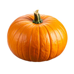 Vegetable pumpkin on transparent background , Generative Ai