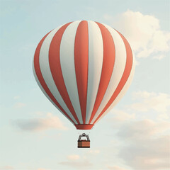 Obraz premium a hot air balloon