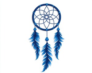Blue dreamcatcher