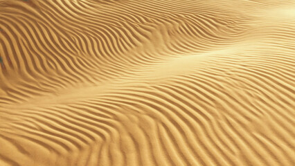 Fototapeta premium Abstract sand ripple texture blowing in wind with loop able motion design illustration. Ai generated.